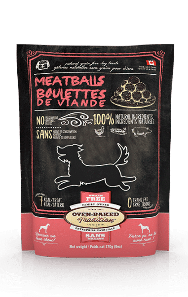 全天然松脆和无谷物的狗零食--肉丸子 1 gateries boulettes 1