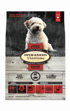 Grain Free Red Meat Small Breed front Petite race Sans Grain Viande Rouge face 2023