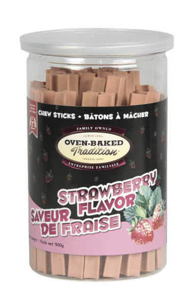 Chew stick strawberry flavors 1 Batonnets Fraises LOW 1
